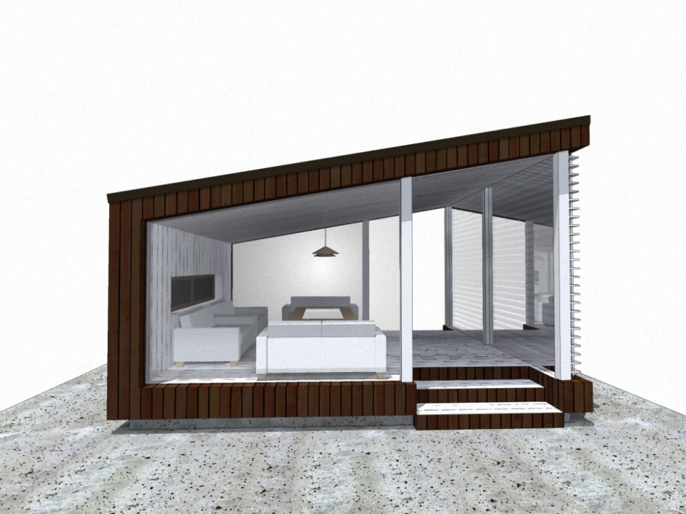 Беседка 6 х 6 в стиле Минимализм 106